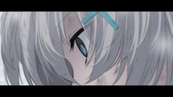 Rule 34 | 1girl, aged down, amnesia, blue archive, blue eyes, blurry, bruise, commentary, cross hair ornament, depth of field, grey hair, hair between eyes, hair ornament, injury, junu (jwoo5627), outdoors, parted lips, profile, revision, shiroko (blue archive), shiroko (young) (blue archive), short hair, sidelocks, snowing, solo, surprised, symbol-only commentary