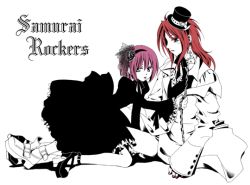 Rule 34 | 00s, black dress, chain, dress, gothic lolita, hat, lolita fashion, red hair, seles wilder, tales of (series), tales of symphonia, top hat, zelos wilder