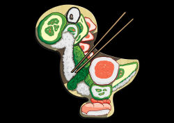 Rule 34 | chopsticks, food, mario (series), super mario bros. 1, sushi, yoshi, yoshi&#039;s island