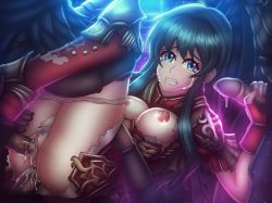 Rule 34 | 1girl, 3boys, anal, ass, breasts, breasts out, clitoris, clothed sex, cum, cum in ass, cum in pussy, eirika (fire emblem), female pubic hair, fire emblem, fire emblem: the sacred stones, handjob, head out of frame, hetero, highres, huge ass, intelligent systems, large breasts, large penis, lingerie, lips, multiple boys, nintendo, nipples, panties, penis, plipoup!, pubic hair, pussy, rape, sex, skirt, tagme, tears, thick thighs, thighs, torn clothes, uncensored, underwear, vaginal, white panties, white skirt
