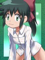 Rule 34 | awa, azumaya koyuki, green eyes, green hair, keroro gunsou, school uniform