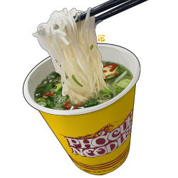 Rule 34 | chopsticks, food, food focus, garnish, nissin cup noodle, no humans, noodles, original, pho, sauce, still life, studiolg, vegetable, watermark, white background