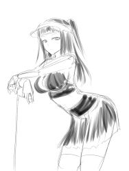 Rule 34 | 1girl, black hair, breasts, fire emblem, highres, large breasts, monochrome, nintendo, sketch, skirt, solo, tagme, tharja (fire emblem)