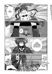 Rule 34 | 00s, 2girls, agito, agito (nanoha), ahoge, anger vein, bat wings, braid, closed eyes, comic, english text, greyscale, hard-translated, hat, jacket, lyrical nanoha, magical girl, mahou shoujo lyrical nanoha, mahou shoujo lyrical nanoha strikers, mikage takashi, mini person, minigirl, monochrome, multiple girls, open clothes, open jacket, planet, pointy ears, third-party edit, translated, twin braids, vita (nanoha), wings