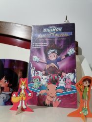 Rule 34 | absurdres, collection, digimon, digimon adventure, digimon tamers, highres, photo (medium), spanish text, tagme, vhs