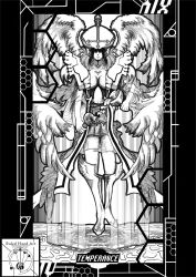 Rule 34 | angel, angel girl, angewomon, angewomon x-antibody, digimon, digimon (creature), head wings, highres, long hair, mask, wings