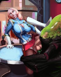 Rule 34 | 1futa, aka6, alien, animated, animated gif, arm support, belt, belt buckle, blonde hair, blue shirt, boots, breasts, buckle, bug, bulge, cleavage, cleavage cutout, clothing cutout, creature inside, cross-section, display, erection, futanari, gloves, high collar, highres, huge breasts, infested testicles, inflation, large penis, leg up, long hair, microskirt, monster, narrow waist, newhalf, nipples, no panties, open mouth, parasite, penis, pink skirt, puffy nipples, shirt, skirt, solo focus, source request, spread legs, tagme, testicle expansion, testicles, thighhighs, thighs, third-party edit, uncensored, uniform, urethra, urethral insertion, veins, veiny penis, white belt, white footwear, white gloves, x-ray