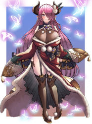 Rule 34 | 1girl, absurdres, arms at sides, bell, blood hood, blue eyes, border, braid, breasts, bug, butterfly, christmas, cleavage, crown braid, draph, dress, garter straps, gloves, granblue fantasy, hair over one eye, heart, heart-shaped pupils, high heels, highres, holly, horns, huge breasts, insect, leotard, long hair, narmaya (granblue fantasy), narmaya (holiday) (granblue fantasy), off-shoulder dress, off shoulder, pointy ears, pom pom (clothes), purple hair, see-through, see-through leotard, smile, snowman hair ornament, solo, symbol-shaped pupils, thighhighs, very long hair, white border, wide sleeves