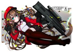 Rule 34 | 1girl, 20mm grenade, airburst grenade launcher, alliant techsystems, ammunition, anti-materiel cartridge, assault rifle, breasts, brown hair, bullet, bullpup, cannon cartridge, carbine, coat, collar, commission, computerized scope, contraves brashear systems, dummy round, explosive, female focus, gloves, green eyes, grenade, grenade cartridge, grenade launcher, gun, hat, hazard symbol, heckler &amp; koch, holding, holding gun, holding weapon, huge weapon, l-3 communications corporation, l3 technologies, large-caliber cartridge, long gun, military cartridge, military program, modular weapon system, multi-weapon, multiple-barrel firearm, night-vision device, objective individual combat weapon (military program), objective infantry combat weapon (military program), open clothes, open coat, original, pantyhose, precision-guided firearm, prototype design, ribbon, rifle, scope, selectable assault battle rifle (military program), semi-automatic firearm, semi-automatic grenade launcher, short-barreled rifle, sight (weapon), signature, skeb commission, skeb sample, smart scope, solo, subsonic ammunition, telescopic sight, thermal weapon sight, transforming weapon, under-barrel configuration, underbarrel assault rifle, underbarrel rifle, weapon, xm1018 20x28 lv tp, xm104 (smart scope), xm29 oicw, yuki iwasawa