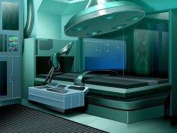 Rule 34 | bed, indoors, machine, no humans, scenery, science fiction, still life, tagme