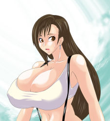 Rule 34 | 1990s (style), 7961 shiki, breasts, final fantasy, final fantasy vii, huge breasts, long hair, tifa lockhart