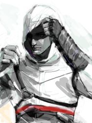 Rule 34 | 1boy, altair ibn la-ahad, assassin, assassin&#039;s creed, assassin&#039;s creed (series), gauntlets, hood, male focus, solo