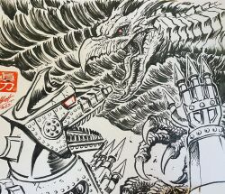 Rule 34 | giant, giant monster, giant robot, godzilla: king of the monsters, godzilla (series), godzilla vs. mechagodzilla (1974), kaijuu, matt frank, mechagodzilla, monsterverse, pterosaur, red eyes, rodan, toho