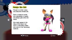 Rule 34 | character profile, rouge the bat, sonic generations, sonic (series), tagme