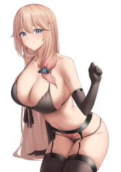 Rule 34 | 1girl, absurdres, black bra, black garter belt, black gloves, black panties, black thighhighs, blue eyes, bra, closed mouth, collarbone, commission, earrings, elbow gloves, garter belt, glasses, gloves, hair over shoulder, hair tie, hand up, highres, jewelry, laan (0110), leaning forward, light brown hair, long hair, looking at viewer, navel, original, panties, pixiv commission, pointy ears, pubic tattoo, simple background, single earring, sitting, skindentation, solo, stomach, tachikawa yoru (dragoaman), tattoo, thighhighs, thighs, underwear, white background