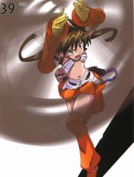 Rule 34 | 00s, angry, brown hair, flat chest, forest keeper nowa, gloves, hirata katsuzou, long hair, monkey, nowa (queen&#039;s blade), nowa (queen's blade), pointy ears, queen&#039;s blade, ruu (queen&#039;s blade), skirt, solo, staff, twintails, yellow eyes