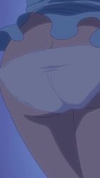 Rule 34 | 1girl, anime screenshot, ass, bed, butt crack, highres, hinako (issho ni training), issho ni sleeping, panties, screencap, sleeping, solo, underwear