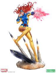 Rule 34 | 10s, 1girl, aircraft, airplane, armor, belt, belt buckle, blush, bodysuit, breasts, breasts apart, buckle, energy, fighting stance, fingernails, fire, floating hair, full body, glowing, green eyes, hand on own face, highres, jean grey, jet, large breasts, leg lift, lipstick, long fingernails, long hair, looking at viewer, makeup, marvel, missile, open mouth, outstretched arm, pauldrons, reconnaissance aircraft, red hair, shiny clothes, shoulder armor, simple background, smoke, solo, sr-71, sr-71 blackbird, stealth, stealth aircraft, superhero costume, telekinesis, vambraces, watermark, wavy hair, weapon, white background, x-men, yamashita shun&#039;ya