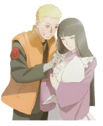 Rule 34 | baby, bandaged arm, bandages, cleaned, emblem, family, hime cut, husband and wife, hyuuga hinata, naruto: the last, naruto (series), official art, spoilers, third-party edit, transparent background, transparent image, uzumaki boruto, uzumaki naruto, vest jacket, whiskers