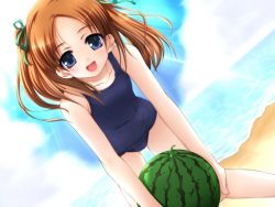 Rule 34 | beach, food, fruit, highres, melon, resize, swimsuit, tagme