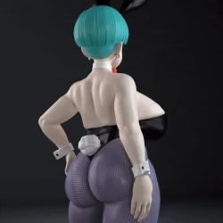 Rule 34 | 1girl, 3d, animal ears, animated, animated gif, artist request, ass, black background, black leotard, black pantyhose, blue eyes, blue hair, bow, bowtie, breasts, bulma, choker, cigarette, curvy, dragon ball, earrings, fake animal ears, fake tail, generalbuta, hand on own hip, huge breasts, jewelry, leotard, multiple views, nipple slip, nipples, nude, pantyhose, plump, pubic hair, rabbit ears, rabbit tail, red bow, red bowtie, smoking, tail, turnaround, wide hips