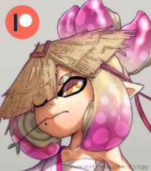 Rule 34 | + +, 1girl, estyy, pearl (splatoon), lowres, mole, mole under mouth, multicolored hair, nintendo, patreon, pink hair, solo, splatoon (series), splatoon 2, symbol-shaped pupils, tentacle hair, white hair, yellow eyes