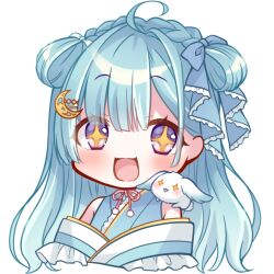 Rule 34 | + +, 1girl, ahoge, amaui, animal, animal on shoulder, blue bow, blue hair, blue kimono, blunt bangs, blush, bow, braid, commentary request, crescent, crescent hair ornament, crown braid, frilled kimono, frills, hair bow, hair ornament, japanese clothes, kimono, long hair, looking at viewer, medium bangs, multicolored hair, nanashi inc., neck ribbon, off shoulder, open mouth, pink ribbon, purple eyes, rabbit, ribbon, simple background, smile, solo, transparent background, two-tone hair, upper body, usaba (usabara c), virtual youtuber, white bow, white hair