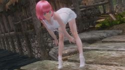 Rule 34 | 1boy, 3d, absurdres, atlus, catherine: full body, catherine (game), green eyes, highres, leaning forward, looking at viewer, pink hair, rin (catherine), trap