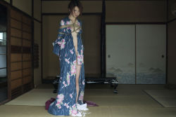 Rule 34 | 1girl, asian, bdsm, bondage, bound, highres, japanese clothes, kimono, photo (medium), shibari, solo