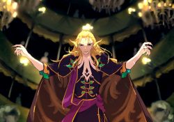 Rule 34 | 1boy, blonde hair, cape, fate/grand order, fate (series), fingering, formal, green eyes, indoors, long hair, male focus, open mouth, pale skin, rondo (poccal), solo, sweat, very long hair, wolfgang amadeus mozart (fate)