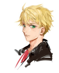 Rule 34 | 1boy, arthur pendragon (fate), bad id, bad pixiv id, blonde hair, chocolateonly, fate/prototype, fate (series), green eyes, male focus, solo, upper body