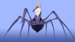 Rule 34 | 10s, 1girl, abs, absurdres, arthropod girl, bohne, breasts, extra eyes, highres, insect girl, large breasts, monster girl, monster musume no iru nichijou, rachnera arachnera, red eyes, self-upload, short hair, spider girl