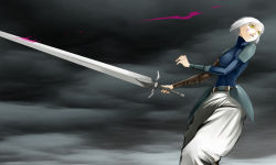 Rule 34 | 00s, armor, blood, clare (claymore), claymore (series), claymore (sword), huge weapon, solo, sword, weapon, yama