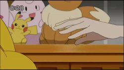 Rule 34 | animated, animated gif, ash ketchum, butler, clefairy, creatures (company), eevee, game freak, gen 1 pokemon, gen 4 pokemon, hobbes (pokemon), lapras, lillie (pokemon), lowres, nintendo, pikachu, pokemon, pokemon (anime), pokemon (creature), pokemon sm (anime), rotom, rotom dex