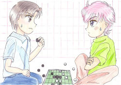 Rule 34 | 1990s (style), akazukin chacha, board game, chess, popy, shiine, sitting