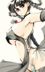 Rule 34 | 1girl, black hair, breasts, dead or alive, dress, large breasts, lei fang, mike156, solo, tecmo