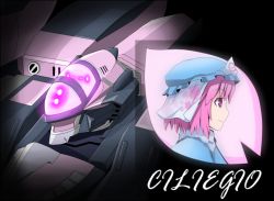 Rule 34 | 1girl, armored core, armored core 4, crossover, female focus, from software, hat, saigyouji yuyuko, solo, suibotuouji, touhou