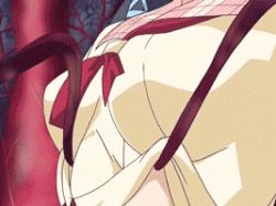 Rule 34 | 1girl, animated, animated gif, breasts, censored, clothes lift, grabbing, grabbing another&#039;s breast, imminent rape, in&#039;youchuu, kayama sui, large breasts, lowres, monster, original clip, panties, panties under pantyhose, pantyhose, rape, restrained, shirt lift, skirt, skirt lift, slime, tentacle sex, tentacles, underwear, upskirt