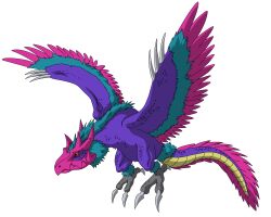 Rule 34 | beak, claws, digimon, digimon (creature), feathers, ornismon, solo, tail, wings