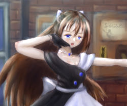 Rule 34 | 1girl, :o, aqua eyes, artist name, artist request, back bow, bare shoulders, belt, black dress, black gloves, black skirt, blue eyes, blush, bow, bow hairband, breasts, brooch, brown hair, buttons, choker, cleavage, collarbone, diamond (gemstone), dress, drop earrings, earrings, evening gown, female focus, gloves, grey belt, grey bow, grey skirt, hair between eyes, hair bow, hairband, half updo, high ponytail, highres, indoors, jewelry, lace, lace gloves, long hair, looking at viewer, love live!, love live! nijigasaki high school idol club, love live! school idol festival, miniskirt, multicolored clothes, multicolored dress, off-shoulder dress, off shoulder, osaka shizuku, parted lips, plaid, plaid dress, plaid skirt, pleated, pleated dress, pleated skirt, ponytail, skirt, sleeveless, sleeveless dress, small breasts, smile, solitude rain (love live!), solo, two-tone dress, white bow, white choker, white dress, white skirt