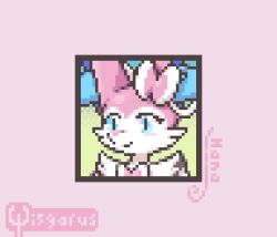 Rule 34 | 1girl, :t, ^ ^, animal ear fluff, animal ears, animal nose, animated, animated gif, artist name, blue eyes, body fur, bow, bowtie, braixen, character name, cheek press, closed eyes, closed mouth, commission, creatures (company), english text, fangs, female focus, fox ears, fox girl, furry, furry female, fusion, game freak, gen 6 pokemon, hair bow, happy, laughing, looping animation, nintendo, notice lines, open mouth, pink background, pink bow, pink bowtie, pink fur, pink theme, pixel art, pokemon, pokemon (creature), pokemon mystery dungeon, portrait, ribbon, signature, simple background, smile, snout, solo, sylveon, two-tone fur, white fur, white ribbon, wisgarus
