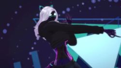 Rule 34 | 3d, animal ears, animated, ass, breasts, cat ears, cat tail, dancing, kimple, large breasts, tail, thick thighs, thighs, video, vrchat