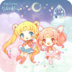 Rule 34 | 1990s (style), 2girls, :d, artemis (sailor moon), basket, bishoujo senshi sailor moon, bishoujo senshi sailor moon s, blonde hair, blue eyes, blue sailor collar, blue skirt, boots, bow, brooch, cat, chibi, chibi usa, cone hair bun, cooger, copyright name, crescent moon, flower, full body, gloves, hair bun, hair ornament, heart, heart brooch, jewelry, knee boots, long hair, luna (sailor moon), magical girl, moon, mother and daughter, multiple girls, open mouth, pink footwear, pink hair, pleated skirt, red bow, red eyes, retro artstyle, sailor chibi moon, sailor collar, sailor moon, skirt, smile, spiral heart moon rod, tiara, tsukino usagi, twintails, wand, white gloves