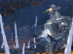 Rule 34 | akasaai, cannon, chest cannon, city, cityscape, crusher drill, crystal, crystal fortress, destruction, directed-energy weapon, drill, energy cannon, energy weapon, fire, fukuoka (city), g-force, giant robot, glowing, glowing eyes, godzilla (series), godzilla vs. spacegodzilla, highres, japan, japan self-defense force, maser cannon, mecha, military, missile, missile launcher, missile pod, moguera, night, plasma cannon, plasma maser cannon, real world location, robot, rocket drill, rocket launcher, science fiction, smoke, spiral grenade missile, stomach cannon, toho, united nations godzilla countermeasure center, war, weapon