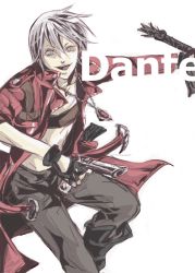 Rule 34 | 00s, 1boy, capcom, dante (devil may cry), devil may cry (series), devil may cry 3, gun, sword, weapon