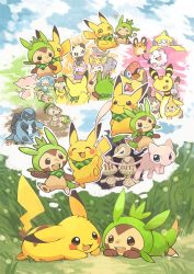 Rule 34 | :d, ampharos, audino, beheeyem, brown eyes, buizel, bunnelby, carracosta, chespin, commentary request, creatures (company), dedenne, deerling, espurr, eye contact, farfetch&#039;d, fur, game freak, gen 1 pokemon, gen 2 pokemon, gen 3 pokemon, gen 4 pokemon, gen 5 pokemon, gen 6 pokemon, goomy, grass, jirachi, konanbo, legendary pokemon, looking at another, lying, mawile, mew (pokemon), mythical pokemon, nintendo, no humans, nuzleaf, on stomach, open mouth, pancham, panpour, pikachu, pokemon, pokemon (creature), shared thought bubble, shelmet, smile, swirlix, tail, teeth, thought bubble, tongue, watchog