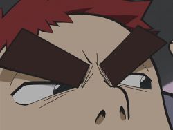Rule 34 | 00s, 1boy, amarao, animated, animated gif, close-up, eyebrows, flcl, male focus, solo