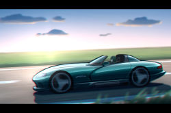 Rule 34 | 1girl, car, chromatic aberration, dodge (company), dodge viper, driving, from side, highres, kai55, letterboxed, motion blur, motor vehicle, original, solo, vehicle focus