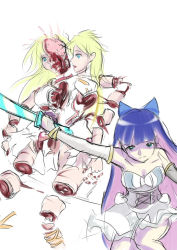 Rule 34 | 10s, cross-section, guro, panty &amp; stocking with garterbelt, panty (psg), spoilers, stocking (psg), sword, weapon