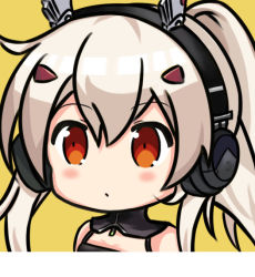 Rule 34 | 1girl, ayanami (azur lane), ayanami (rock &#039;n&#039; demon) (azur lane), azur lane, bare shoulders, blush, closed mouth, commentary request, hair between eyes, hair ornament, headgear, headphones, light brown hair, long hair, looking at viewer, nagato-chan, ponytail, portrait, red eyes, sidelocks, simple background, sleeveless, solo, yellow background